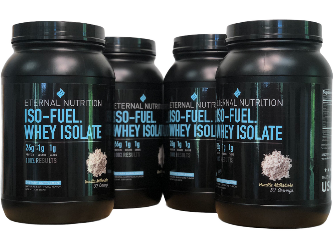 ISO-FUEL.™ Whey Isolate Protein | 4 PACK
